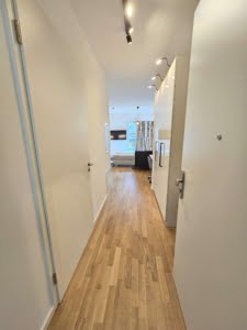 VERMIETET! Neubau 2020 – Ab 15.10.24 schick möbliertes 1-Zimmer Apt mit Balkon & Parkettboden- zentrOstend Lage