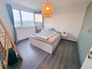 VERMIETET Panorama-Blick Frankfurt! 18. OG 3 Zimmer Penthouse-like Terrasse + Balkon – Sachsenhausen