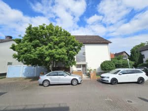 VERMIETET! Große 4-Zimmer Gartenwohnung mit 2 Balkonen + schickem  Bad  – top Lage Rumpenheim