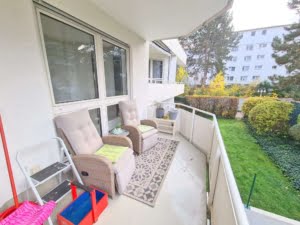 VERMIETET! Top gepflegte 2 Zimmerwohnung mit Südbalkon + TG-Platz – zentral in Oberrad