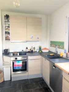 VERMIETET! neu saniert! Gemütliche 2 Zimmer Gartenwohnung im 2-Fam.Haus – zentral in Mühlheim