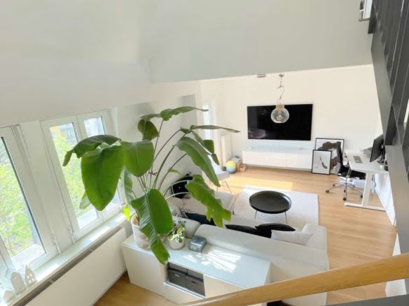 VERMIETET!Stylisch ! Große 3-Zimmer Maisonette mit 2 Balkonen – Top Lage Bornheim Nähe Berger Str.