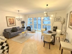 VERMIETET! Top Westend Lage! Charmant + Elegant! Voll möblierte 2 Zimmerwohnung mit 2 Balkonen