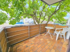 VERMIETET! Große 4-Zimmer Gartenwohnung mit 2 Balkonen + schickem  Bad  – top Lage Rumpenheim