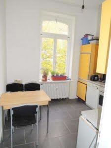 VERMIETET! Altbaucharme pur ! 2 Zimmerwohnung mit Wohnküche – zentral + ruhig im Ostend Nähe EZB
