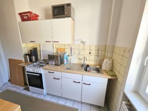 VERMIETET! Altbaucharme pur! Gemütliche 2 Zimmerwohnung mit Wohnküche in Alt-Eschersheim