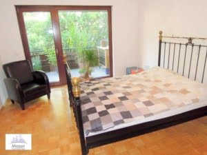 VERMIETET! sonnige 4,5 Zimmer mit Balkon – Parkett + Schwimmbad/Sauna im Haus – Niederad