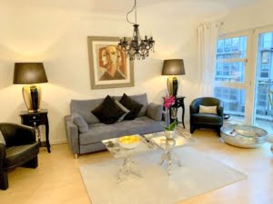 VERMIETET! Top Westend Lage! Charmant + Elegant! Voll möblierte 2 Zimmerwohnung mit 2 Balkonen