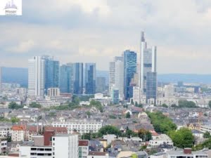 VERMIETET Panorama-Blick Frankfurt! 18. OG 3 Zimmer Penthouse-like Terrasse + Balkon – Sachsenhausen