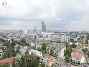 VERMIETET Panorama-Blick Frankfurt! 18. OG 3 Zimmer Penthouse-like Terrasse + Balkon – Sachsenhausen