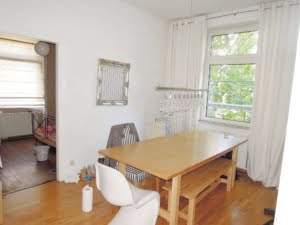 VERMIETET!Bezahlbare, gemütliche 3 Zimmer Altbauwohnung – mitten in Bockenheim