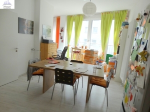 VERMIETET! Moderne + sonnige 3,5 Zimmer mit offener Küche + 2 schicke Bäder – zentral in Langen