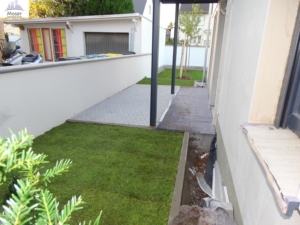 VERMIETET! Schicke 3-Zimmer Wohnung mit Terrasse + Rasen + Einbauküche in ruhiger Lage Rodgau-NiederRoden