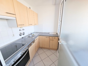 VERMIETET! TOP SKYLINEBLICK + POOL+SAUNA im Haus! Großes 1 Zimmer Apartment mit Balkon. – Sachsenhausen nahe Lokalbahnhof