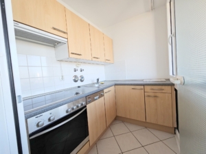VERMIETET! TOP SKYLINEBLICK + POOL+SAUNA im Haus! Großes 1 Zimmer Apartment mit Balkon. – Sachsenhausen nahe Lokalbahnhof