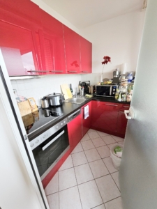 VERMIETET! WOW! TOP SKYLINEBLICK + POOL+SAUNA im Haus! Großes 1 Zimmer Apt. mit Balkon. – Sachsenhausen nahe Lokalbahnhof