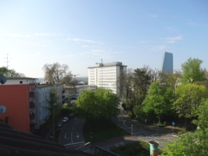 VERMIETET! Schicke + großzügige 2 Zimmerwohnung + großer Südbalkon + Klimaanlage – Ostend Grenze Bornheim