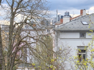 VERMIETET! Altbaucharme pur + ganz oben! Gemütliche 2 Zimmerwohnung im 4. OG (ohne! Aufzug) – ruhig und zentral Nähe EZB