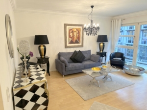 VERMIETET! Top Westend Lage! Charmant + Elegant! Voll möblierte 2 Zimmerwohnung mit 2 Balkonen