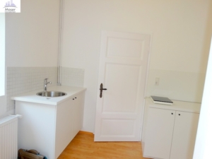 VERMIETET! Altbaucharme im Hinterhaus!  Gemütliches 1 Zimmer Apt. + kleine Wohnküche inkl. EBK – zentral im Ostend