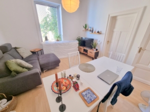 VERMIETET! Altbaucharme zentral in Bornheim! Gemütliche + sonnige 3- Zimmer Wohnung mit Tageslichtbad