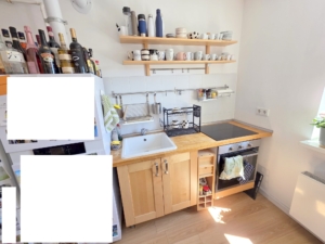 VERMIETET! Schick! Saniert! 1 Zimmer mit Balkon + Wohnküche – Top Lage Bornheim Nähe Berger Str.