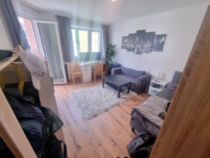 VERMIETET! Großzügige 1-Zimmerwohnung mit extra Wohnküche und Balkon – Top Lage Sachsenhausen