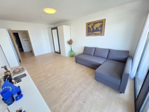 VERKAUFT! Panoramablick + bezugsfertig renoviert! 3 Zimmer mit großem Balkon ganz oben im 16. OG – in Frankfurt-Sachsenhausen