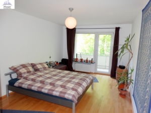 VERMIETET! Top Nordendlage! Auch WG- geeignet! Sonnige 3 Zimmer mit großem Südbalkon inkl. EBK + KFZ-Stellplatz möglich