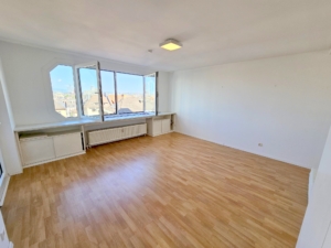 VERMIETET! WOW! TOP SKYLINEBLICK + POOL+SAUNA im Haus! Großes 1 Zimmer Apartment mit Balkon. – Sachsenhausen nahe Lokalbahnhof