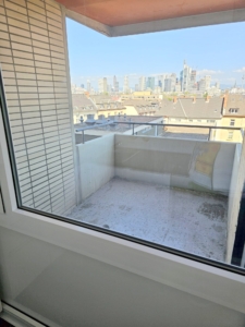 VERMIETET! WOW! TOP SKYLINEBLICK + POOL+SAUNA im Haus! Großes 1 Zimmer Apartment mit Balkon. – Sachsenhausen nahe Lokalbahnhof
