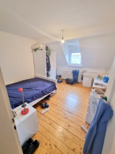 VERMIETET! Gemütliche 2-Zimmer Dachgeschosswohnung mit Tageslicht Duschbad und Einbauküche – mitten in Fußgängerzone Hanau