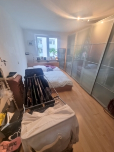 VERMIETET! Großzügige, sonnige 2 Zimmerwohnung mit Wohnküche und Balkon – Bornheim Grenze Ostend