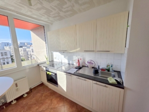 VERMIETET! Schicke + lichtdurchflutete 2 Zimmer Wohnung mit großem Südbalkon – Sachsenhausen + POOL+SAUNA im Haus!