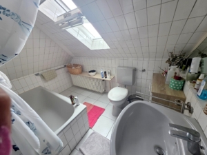 Ganz oben im Altbau! Sonnige+ richtig große Dachstudio Wohnung mit Skyline- + Taunusblick – ruhig in Rödelheim