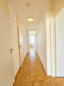 VERMIETET! Ganz oben mit tollem Blick! Neu Renoviert! 3 sonnige Zimmer mit Süd- Balkon + neuer Einbauküche + TG Platz in Oberrad!