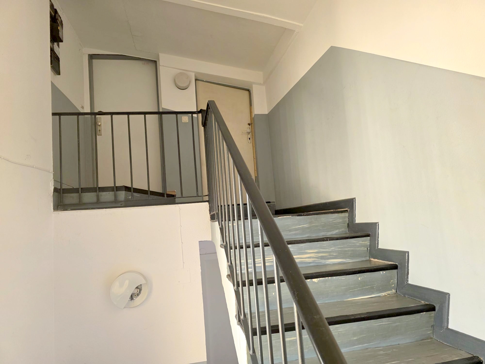 vor der Wohnung