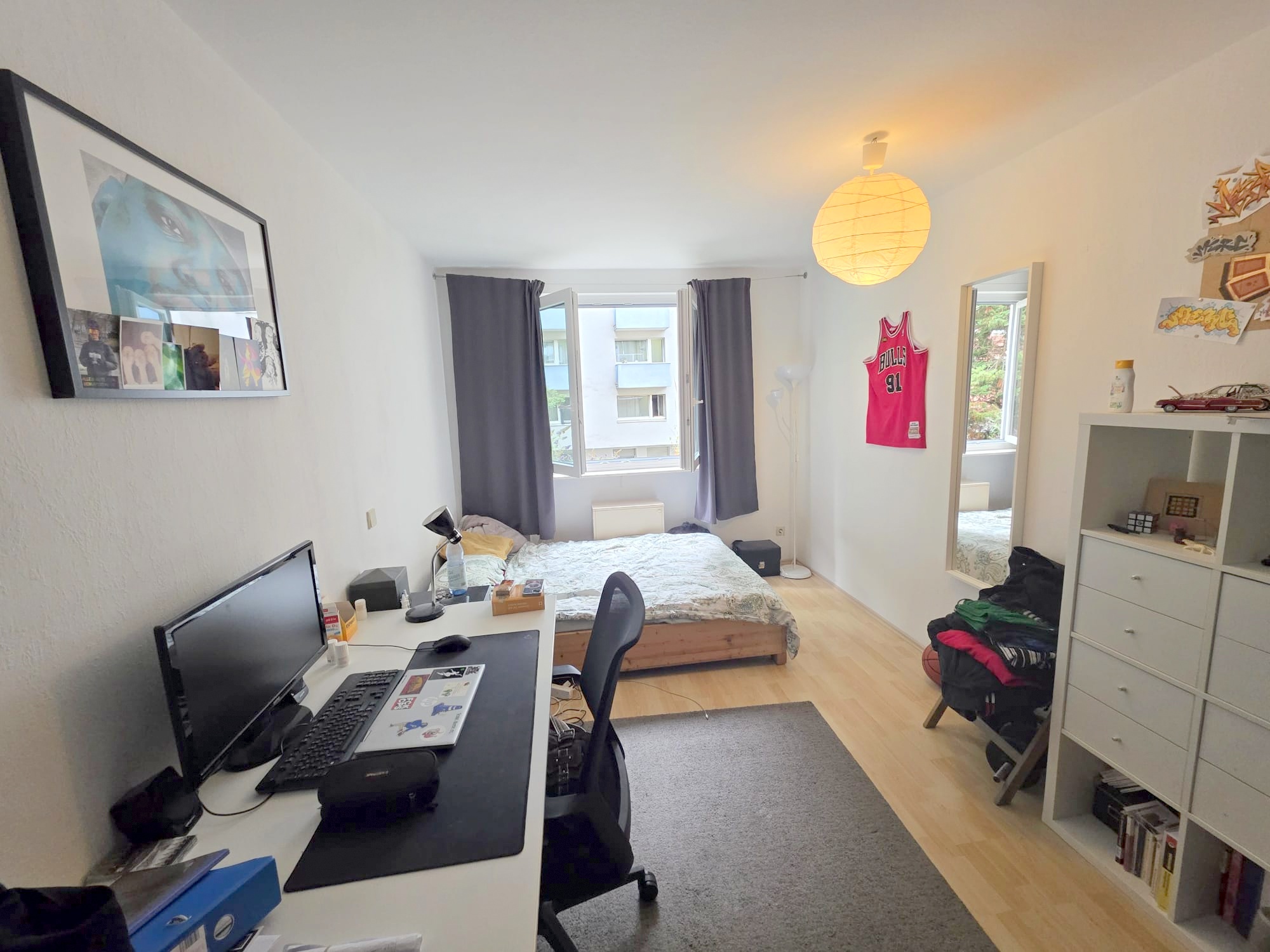 Sonnige 2 Zimmerwohnung mit Wohnküche + großem Balkon – Bornheim Grenze Ostend