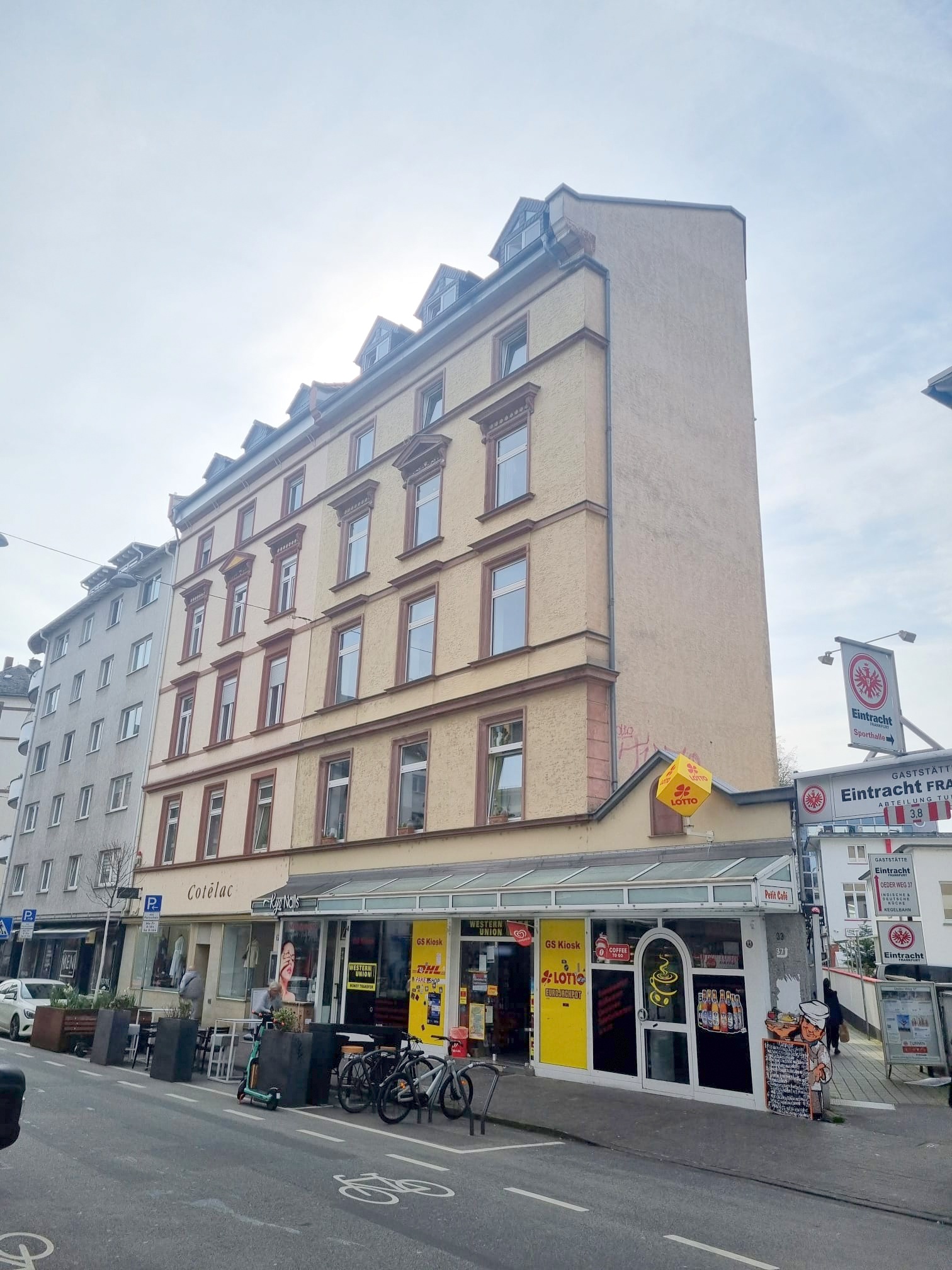 Großzügige 1- Zimmerwohnung mit Balkon + Einbauküche for free – Top Nordendlage Oederweg