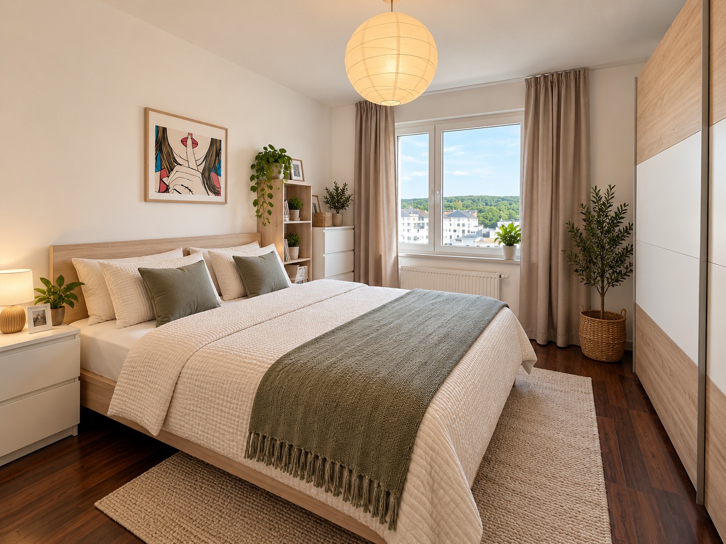 Schicke + lichtdurchflutete 2 Zimmer Wohnung mit großem Südbalkon – Sachsenhausen + POOL+SAUNA im Haus!