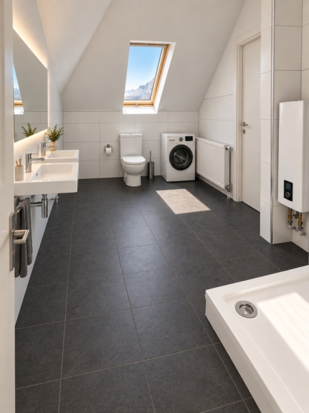 Neu umfassend renoviert! Ganz oben! Schick + Stylisch! 2-Zimmer DG Wohnung mit Klimaanlage – zentral in Bornheim