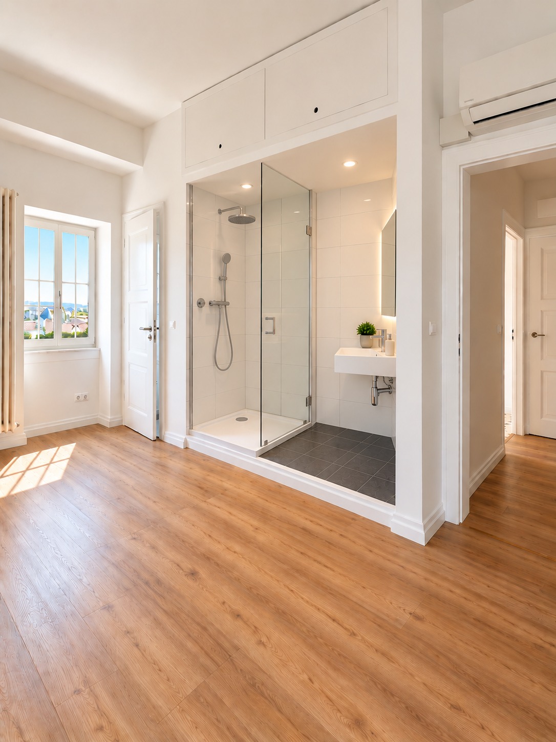 Nagelneu total renoviert! Schicke 2-Zimmer Wohnung mit Klimaanlage und Wohnküche – zentral in Bornheim